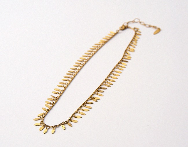 [SALE] GOLD LEAVES NECKLACE